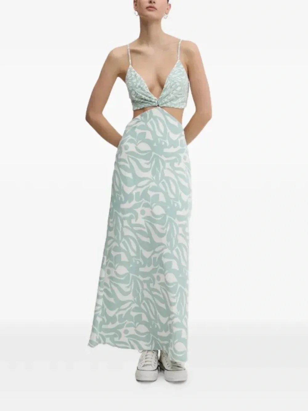 Abercrombie & Fitch Small Cut Out Maxi Dress